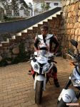 Ajith On New Motorcycle Photo1